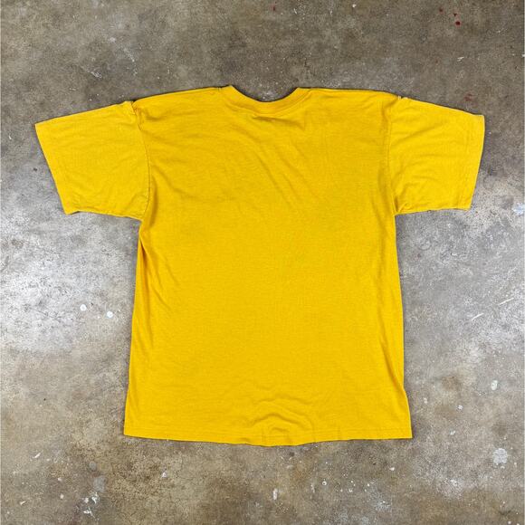Vintage Screen Stars Gold Pocket T-Shirt Men’s Large Single Stitch 80s 90s - Picture 4 of 8